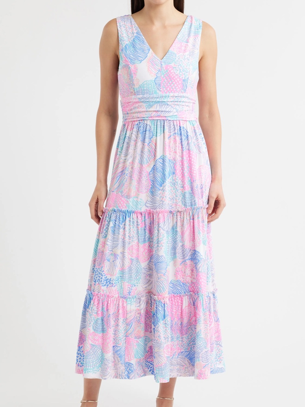 Lilly Pulitzer Skylar tiered Midi Dress size medium